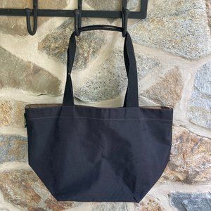 Harve Chapelier black and tan tote bag